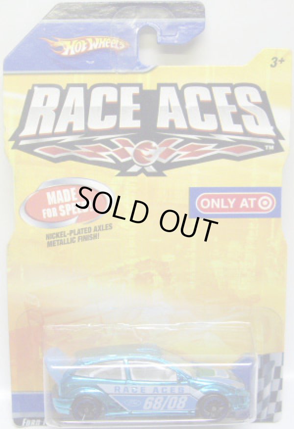 画像1: 2009 TARGET EXCLUSIVE RACE ACES 【FORD FOCUS】　CHROME BLUE/O5