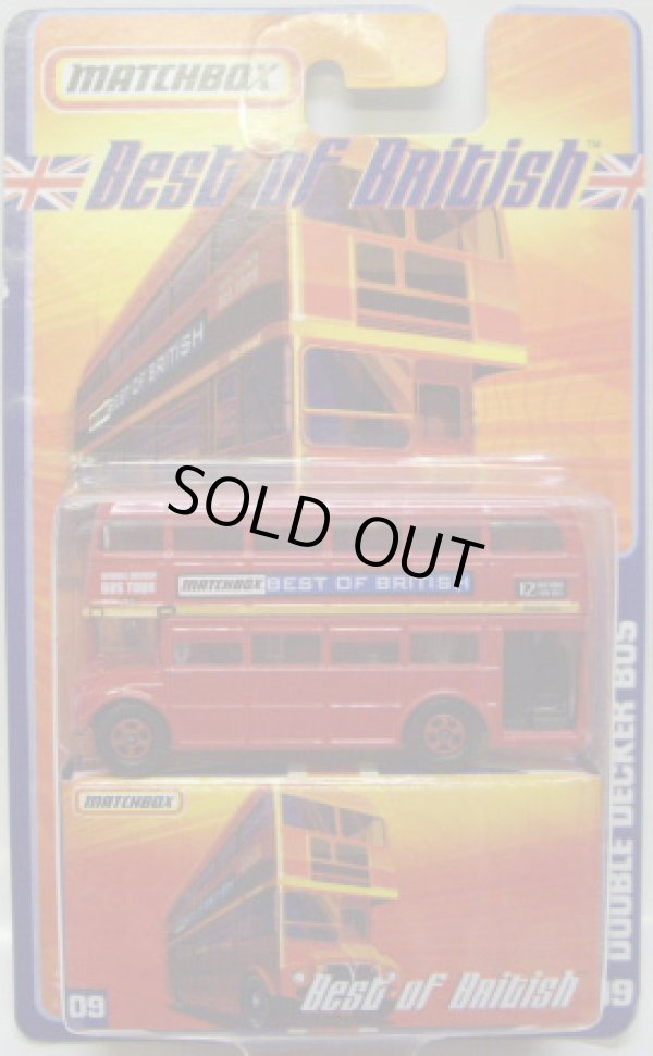 画像1: 2007 BEST OF BRITISH 【DOUBLE DECKER BUS】　RED (MATCHBOX TAMPO)