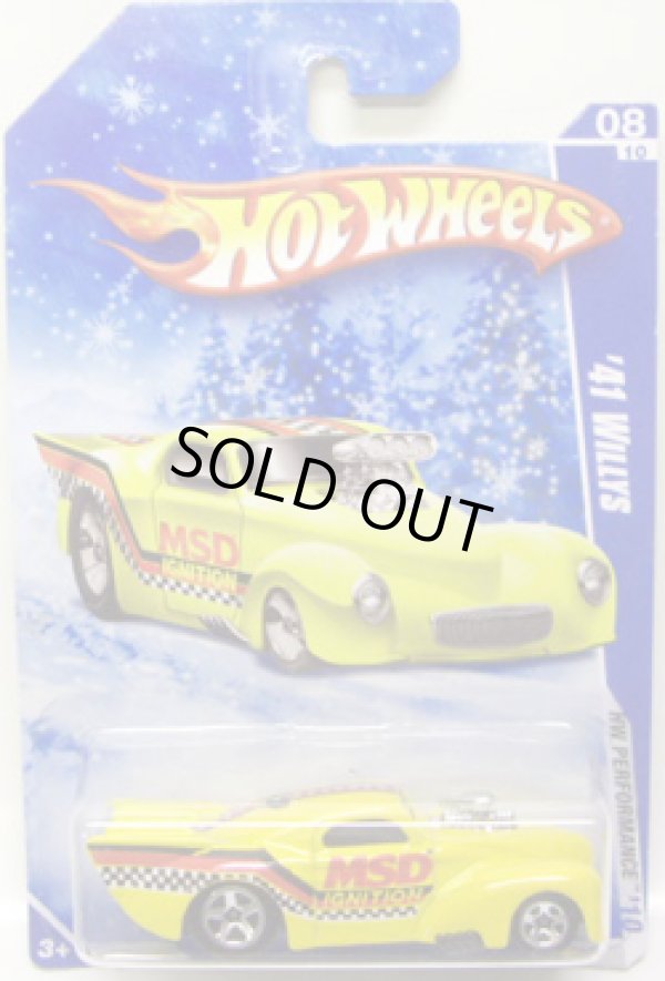 画像1: TARGET EXCLUSIVE SNOW FLAKE CARD 【'41 WILLYS】　YELLOW/5SP