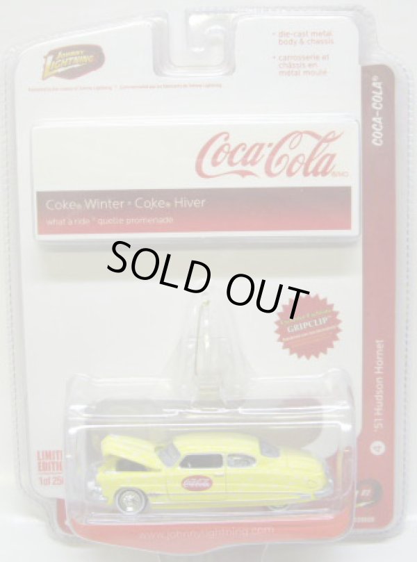 画像1: LIMITED EDITION -COCA-COLA R2 【'51 HUDSON HORNET】　YELLOW/RR (with GRIPCLIP)