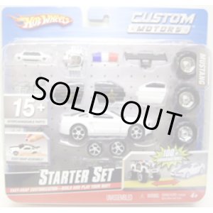 画像: 1/50 CUSTOM MOTORS STARTER SET 【MUSTANG】 WHITE