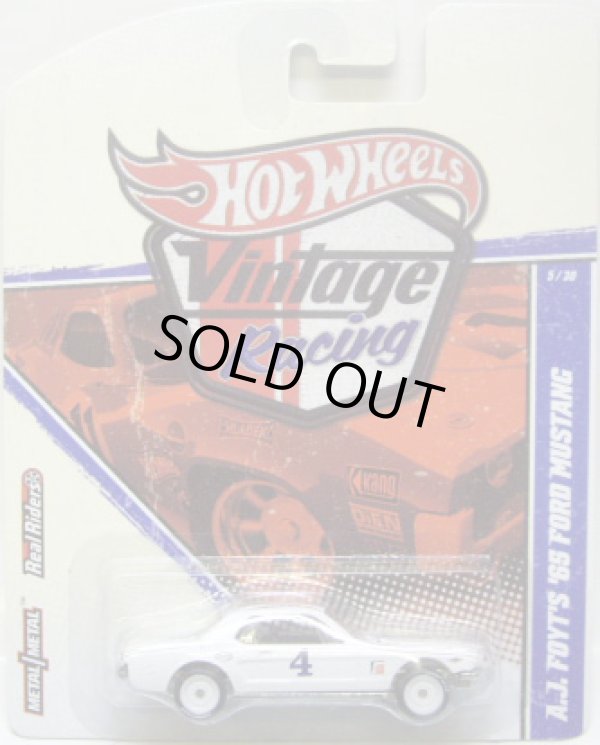 画像1: 2011 VINTAGE RACING 【A.S. FOYT'S '65 FORD MUSTANG】　WHITE/RR