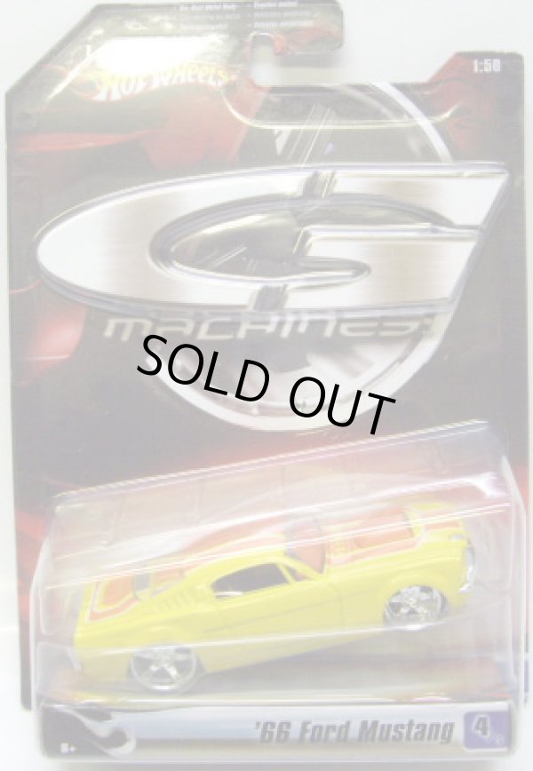 画像1: 2007 1/50 G-MACHINES 【'66 FORD MUSTANG】　YELLOW/RR