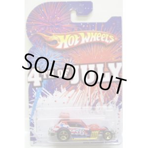 画像: 2010 WALMART EXCLUSIVE 4th of July 【AMC GREASED GREMLIN】　RED/5SP ※台紙のエッジにダメージ
