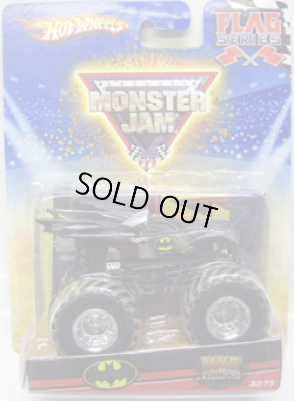 画像1: 2010 MONSTER JAM FLAG SERIES 【BATMOBILE (MWD TRUCKS)】　BLACK