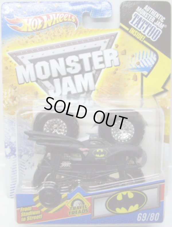 画像1: 2011 MONSTER JAM INSIDE TATTOO 【BATMOBILE】 FLAT BLACK (TRAVEL TREADS)