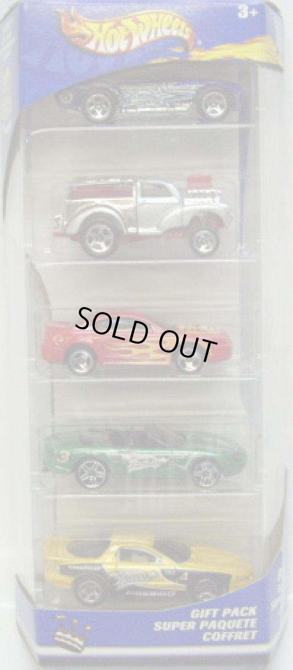 画像1: 2003 5PACK 【B-Day】　Shelby Cobra 427 S/C / Morris Wagon / '99 Mustang / Jaguar XK8 / IROC Firebird