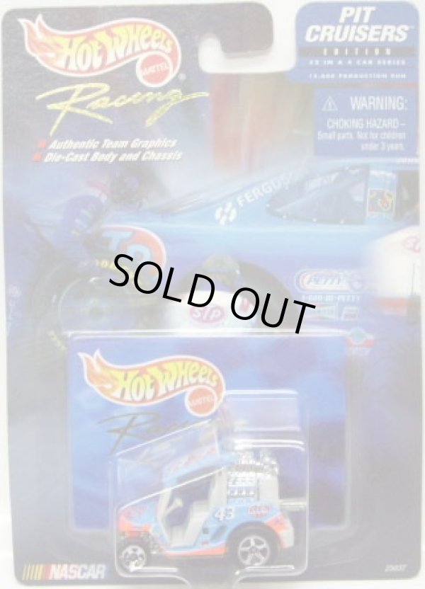 画像1: 2000 HOT WHEELS RACING PIT CRUISERS SERIES【#43 TEAM PETTY/STP】　LT.BLUE/5SP