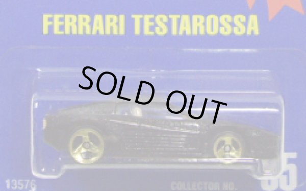 画像1: 【FERRARI TESTAROSSA】　BLACK/GOLD 3SP