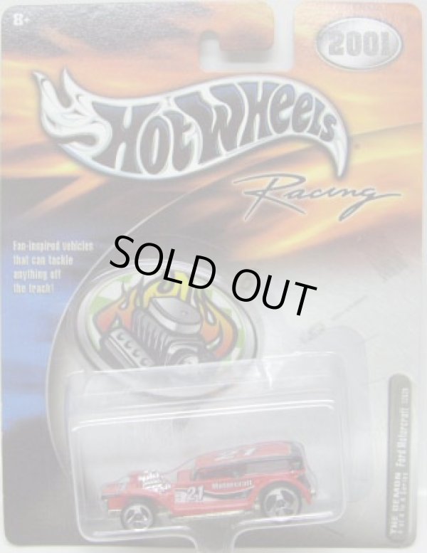 画像1: 2001 HOT WHEELS RACING 【#21 TEAM FORD MOTORCRAFT THE DEMON】 RED/3SP