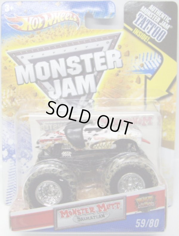 画像1: 2011 MONSTER JAM INSIDE TATTOO 【MONSTER MUTT DALMATIAN】 DALMATIAN (MWD TRUCKS)