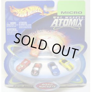 画像: 2003 MICRO HOT WHEELS ATOMIX 【ROAD ROCKETS】　FERRARI/PORCHE/BMW/MERCEDES/RIG/AMBULANCE