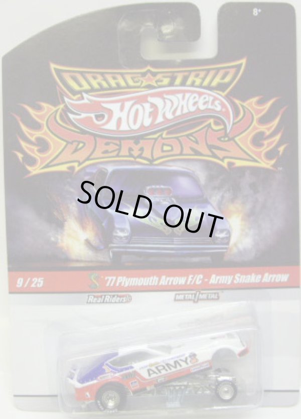 画像1: 2010 DRAGSTRIP DEMONS 【'77 PLYMOUTH ARROW F/C-ARMY SNAKE ARROW (MITSUBISHI LANCER CELESTE)】　WHITE/RR