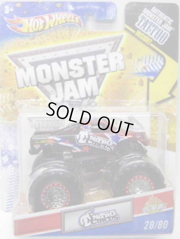 画像1: 2011 MONSTER JAM INSIDE TATTOO 【NITRO CIRCUS】 SPEC.RED (SPECTRA FLAMES)