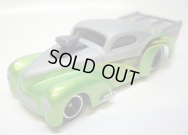 画像1: LOOSE - PHIL'S GARAGE CHASE 【'41 PRO MOD WILLYS】　GREEN/RR  (セットばらし・サイン付き）