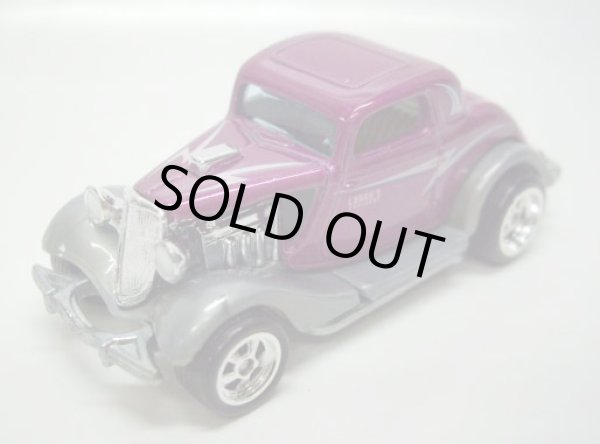 画像1: LOOSE - LARRY'S GARAGE 21CAR SET 【3-WINDOW '34 FORD】　MET.MAGENTA/RR (CHASE)