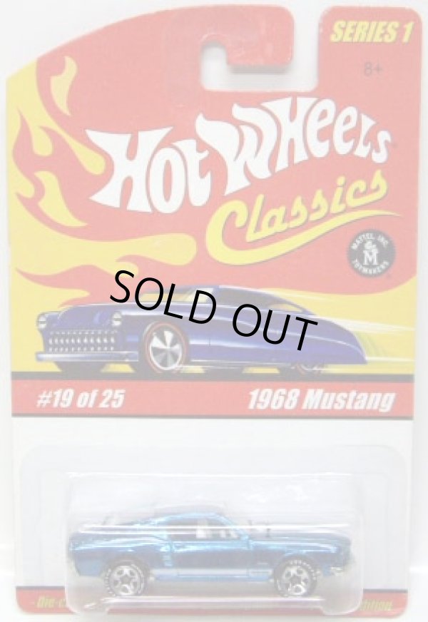 画像1: 2005 CLASSICS SERIES 1 【1968 MUSTANG】　SPEC.BLUE/5SP