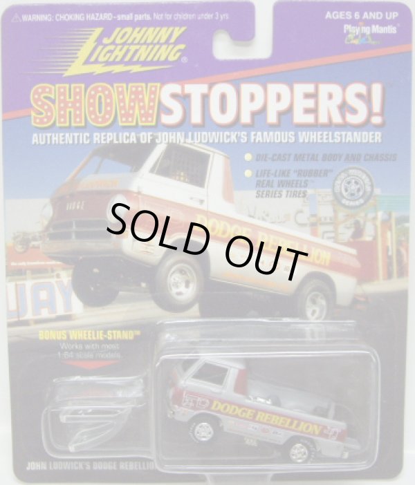 画像1: 1998 JOHNNY LIGHTNING "SHOW STOPPERS!" 【JOHN LUDWICK'S DODGE REBELLION (1965 DODGE A-100 PICKUP)】　SILVER/RR