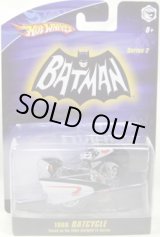 画像: 1/50 BATMOBILE SERIES 2 【1966 BATCYCLE】　BLACK-WHITE/RR