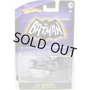 画像: 1/50 BATMOBILE SERIES 2 【1966 BATCYCLE】　BLACK-WHITE/RR