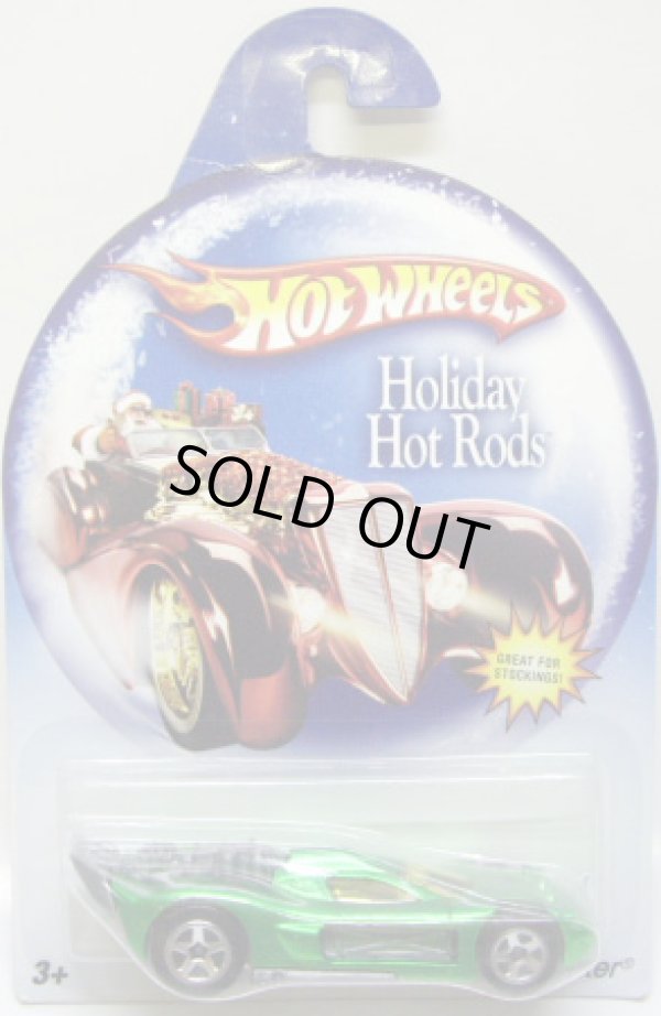 画像1: 2007 WALMART EXCLUSIVE HOLIDAY HOT RODS 【SPINE BUSTER】　GREEN/5SP