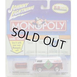 画像: 2001 K・B TOYS  EXCLUSIVE - MONOPOLY 【FREE PARKING '60 VW VAN】　CHROME RED-WHITE