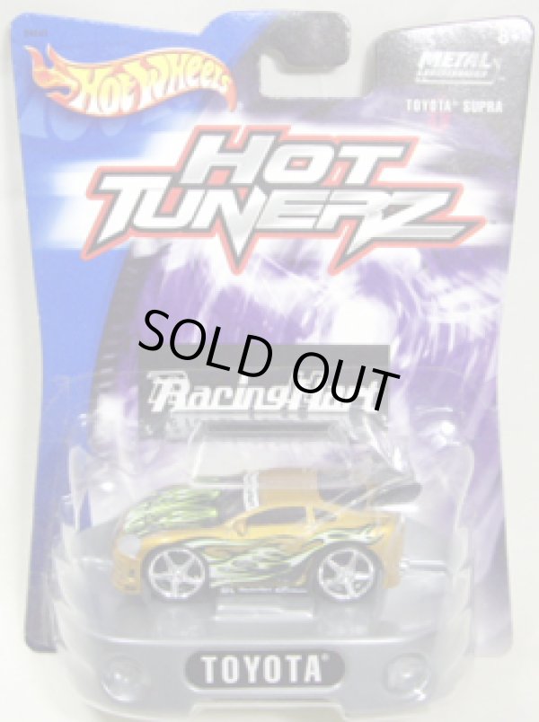 画像1: 2003 HOT TUNERZ【TOYOTA SUPRA】　GOLD (1/64より大きいです）