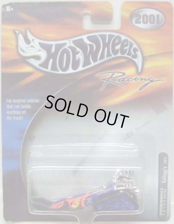 画像1: 2001 HOT WHEELS RACING 【#5 TEAM KELLOGG'S SNOW MOBILE】 BLUE-ORANGE