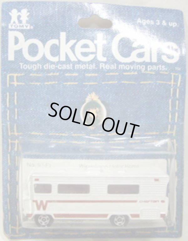 画像1: TOMY-POCKET CARS 【WINNEBAGO MOTOR HOME】　WHITE （USトミカ）