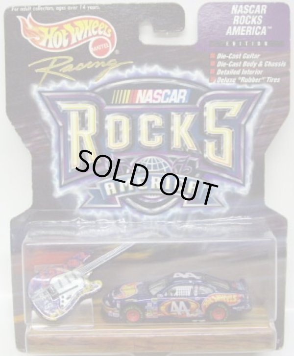 画像1: 2000 HOT WHEELS RACING NASCAR ROCKS AMERICA 【#44 TEAM HOT WHEELS PONTIAC GRAND PRIX】　BLUE/RR