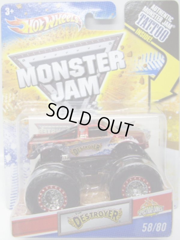 画像1: 2011 MONSTER JAM INSIDE TATTOO 【THE DESTROYER】 SPEC.RED (SPECTRA FLAMES)