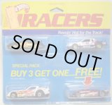 画像: RACERS 4-CAR PACK　【P-911 TURBO, FIREBIRD FUNNY CAR, T-BIRD STOCKER, THUNDERSTREAK(RR)】　