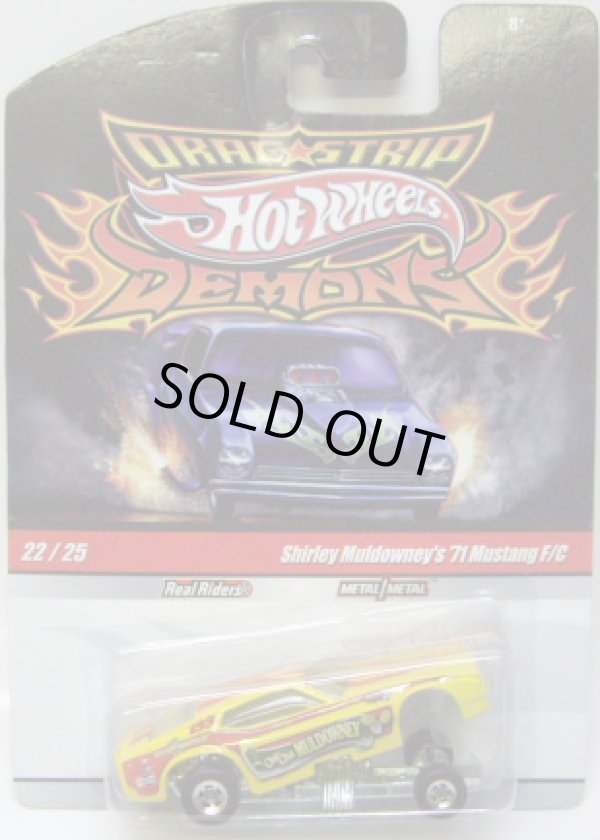 画像1: 2010 DRAGSTRIP DEMONS 【SHIRLEY MULDOWNEY'S '71 MUSTANG F/C】　YELLOW/RR