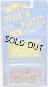 画像: PARK'N PLATES 【80'S CORVETTE (2170)】 RED/HO (YELLOW PLATE)