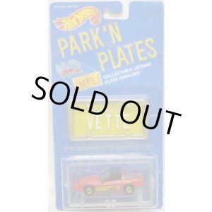 画像: PARK'N PLATES 【80'S CORVETTE (2170)】 RED/HO (YELLOW PLATE)