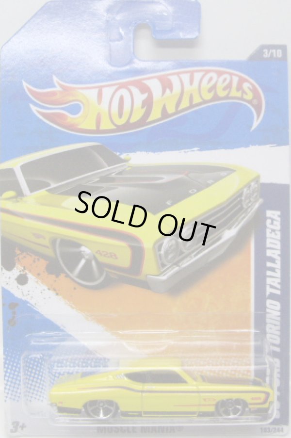 画像1: 【'69 FORD TORINO TALLADEGA】　YELLOW/MC5 (WALMART EXCLUSIVE COLOR)