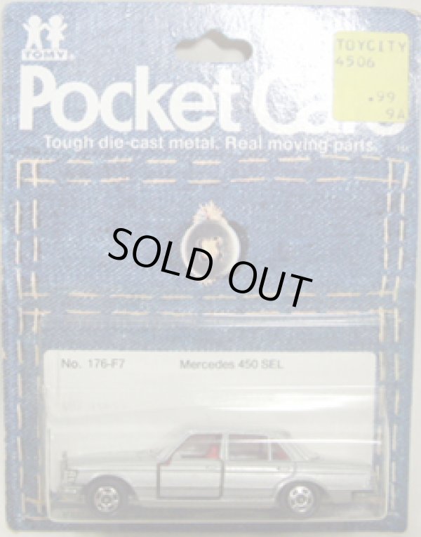 画像1: TOMY-POCKET CARS 【MERCEDES 450SEL】　SILVER  （USトミカ）