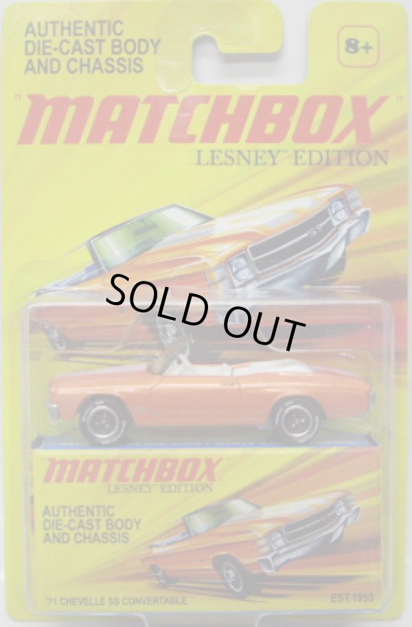 画像1: 2011 LESNEY EDITION 【'71 CHEVELLE SS CONVERTIBLE】 ORANGE