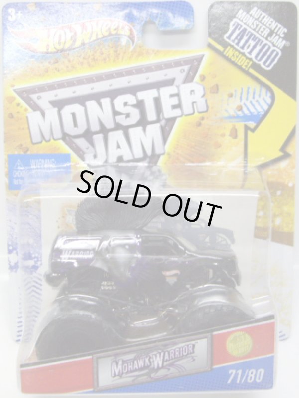 画像1: 2011 MONSTER JAM INSIDE TATTOO 【MOHAWK WARRIOR】 BLACK (1ST EDITIONS 2011)