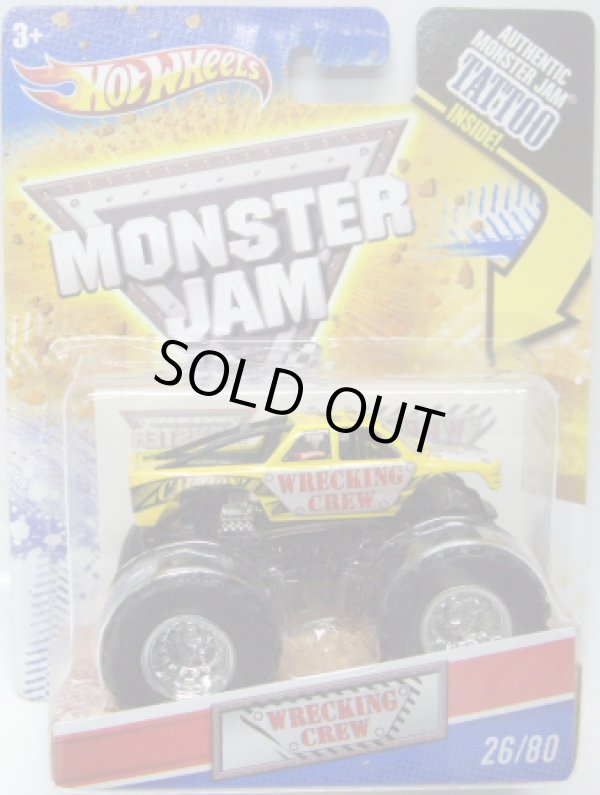 画像1: 2011 MONSTER JAM INSIDE TATTOO 【WRECKING CREW】 YELLOW