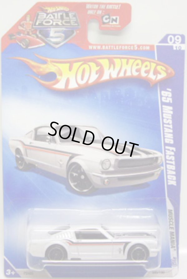 画像1: BATTLE FORCE CARD 【'65 MUSTANG FASTBACK】　WHITE/O5