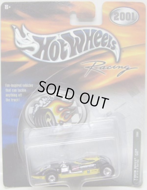 画像1: 2001 HOT WHEELS RACING 【#22 TEAM CAT TWIN MILL】 YELLOW/BLACK/RR