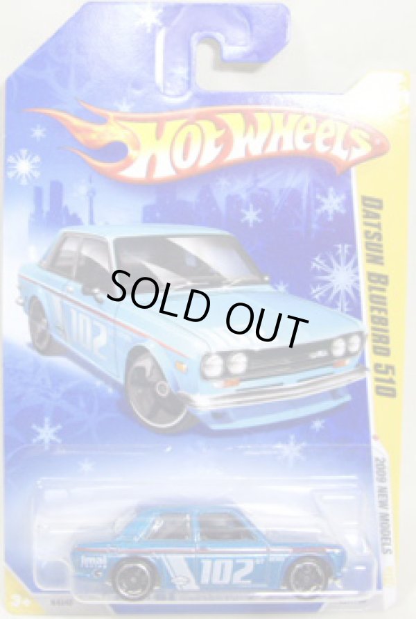 画像1: TARGET EXCLUSIVE SNOW FLAKE CARD 【DATSUN BLUEBIRD 510】　MET.LIGHT BLUE/O5