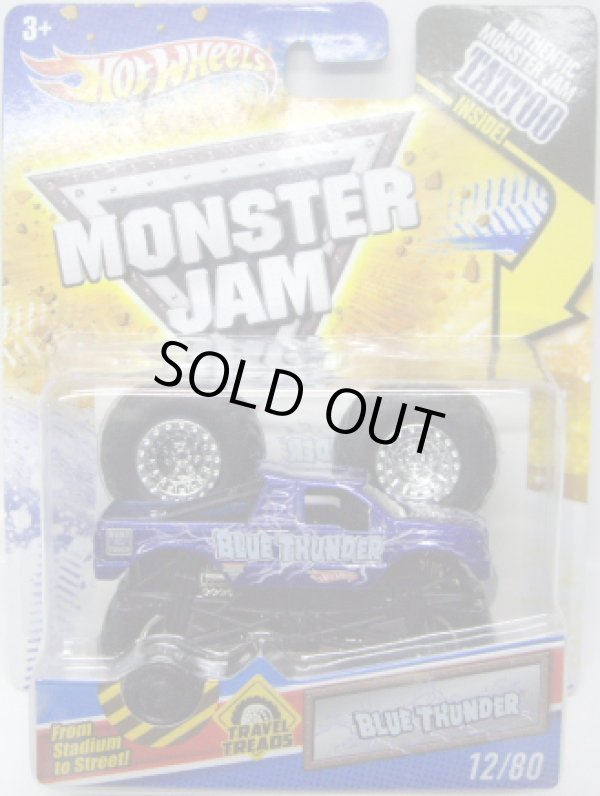 画像1: 2011 MONSTER JAM INSIDE TATTOO 【BLUE THUNDER】 BLUE (TRAVEL TREADS)