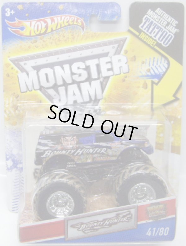 画像1: 2011 MONSTER JAM INSIDE TATTOO 【BOUNTY HUNTER】 BLUE (MWD TRUCKS)