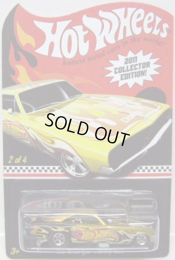 画像1: 2011 TRU MAIL IN PROMO 【'69 DODGE CHARGER FUNNY CAR】 GOLD-BLACK/RR