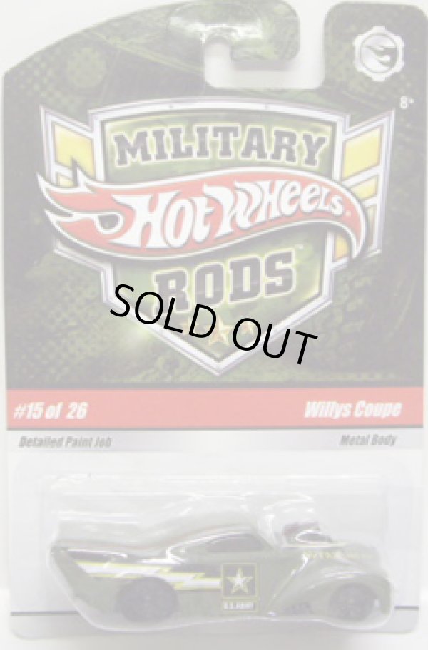 画像1: MILITARY RODS 【WILLYS COUPE】　FLAT OLIVE/BLACK 5SP