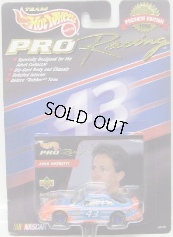 画像1: 1999 HOT WHEELS PRO RACING 【JOHN ANDRETTI #43 TEAM STP PONTIAC GRAND PRIX (PREVIEW EDITION)】　LT.BLUE/RR