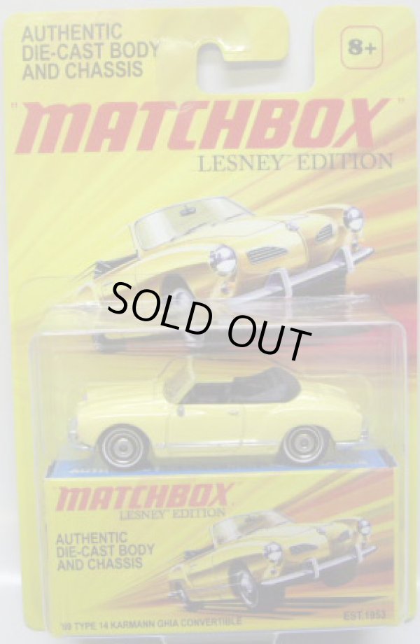 画像1: 2010 LESNEY EDITION 【'69 TYPE 14 KARMANN GHIA CONVERTIBLE】 YELLOW