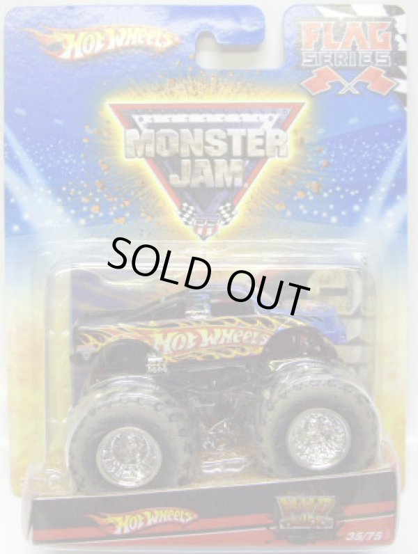 画像1: 2010 MONSTER JAM FLAG SERIES 【HOT WHEELS】 BLUE-BLACK